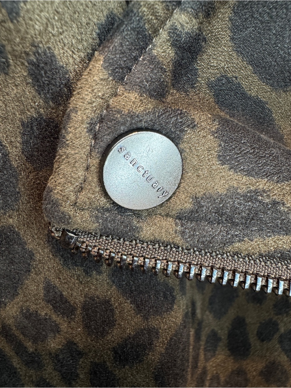 Sanctuary Cheetah Print Moto Jacket - Picture 4 of 8